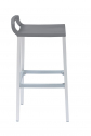 Стул пластиковый барный Gaber Ofer H75 алюминий, технополимер Фото 5