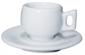 Кофейная пара для эспрессо Ancap Lido фарфор белый Фото 1