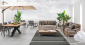 Кресло текстиленовое Garden Relax Kubik алюминий, ДПК, текстилен антрацит, тик Фото 16