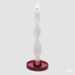 Подсвечник EDG Candle Holder стекло красный Фото 1
