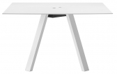 Стол с каналом для протяжки проводов PEDRALI Arki-Table CCO сталь, алюминий, компакт-ламинат HPL белый Фото 1