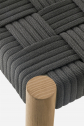 Стул деревянный плетеный PEDRALI Griante тик, роуп натуральный, антрацит Фото 4