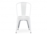 Стул металлический RL Lyon анодированный алюминий белый Фото 1