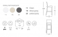 Стул барный пластиковый Scab Design Isy Technopolymer технополимер тортора Фото 2
