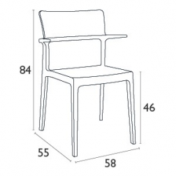 Уцененное пластиковое кресло Plus-thumbs-Фото3