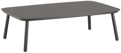 Столик металлический кофейный Grattoni Venice алюминий антрацит Фото 1