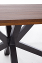 Стол деревянный обеденный Garden Relax Arnav сталь, манго черный, натуральный Фото 4
