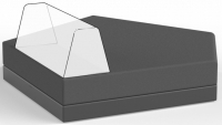 Пуф пластиковый мягкий Pixel Basic