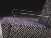 Кресло мягкое Orsenigo Fujiyama сталь, ткань Фото 12