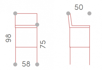 Стул металлический плетеный барный-thumbs-Фото3