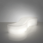 Скамья пластиковая светящаяся SLIDE Wave Lighting полиэтилен белый Фото 3