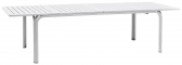 Стол пластиковый раздвижной Nardi Alloro 210 Extensible  алюминий, пластик белый Фото 1