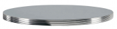 Столешница круглая PEDRALI Laminate Aluminium Edge ЛДСП, алюминий серый, алюминиевый Фото 1