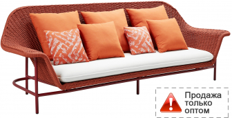 Диван трехместный плетеный-thumbs-Фото1