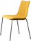 Стул с обивкой Scab Design Zebra Pop 4 legs  сталь, поликарбонат, ткань антрацит, желтый Фото 2