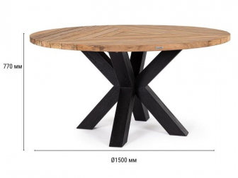 Стол деревянный обеденный-thumbs-Фото3