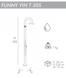 Душ уличный Funny Yin T 305