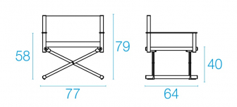 Кресло металлическое складное-thumbs-Фото3