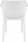 Кресло пластиковое Siesta Contract Dora стеклопластик, полипропилен белый Фото 5