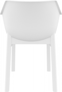 Кресло пластиковое Siesta Contract Dora стеклопластик, полипропилен белый Фото 5
