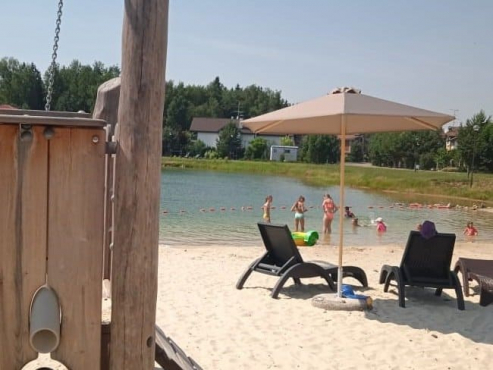 Пляж в КП Пестово