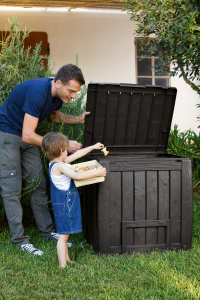 Компостер Keter Deco Composter  полипропилен коричневый Фото 5