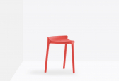 Табурет пластиковый PEDRALI Happy стеклопластик красный Фото 4
