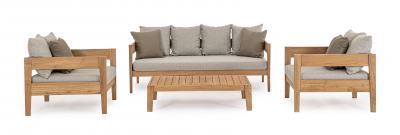 Столик кофейный деревянный Garden Relax Kobo тик Фото 13