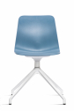 Стул пластиковый вращающийся Gaber Unik U металл, технополимер белый, бледно-голубой Фото 5