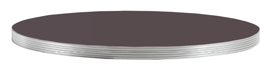 Столешница круглая Laminate Silver Edge