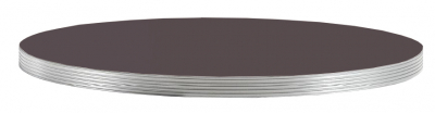 Laminate Silver Edge Столешница круглая