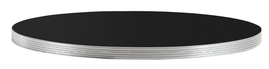 Столешница круглая Laminate Silver Edge