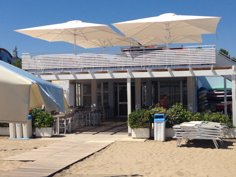 Зонт профессиональный телескопический 4х4 м Capri Starwhite