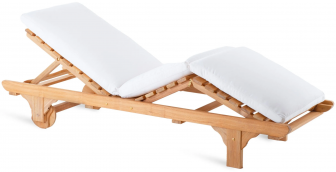 Лежак деревянный с матрасом-thumbs-Фото1