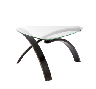 Стол журнальный IM-Design Гурон 3 березовый шпон, стекло Фото 8