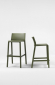 Комплект пластиковых полубарных стульев Nardi Trill Stool Mini Set 2 стеклопластик агава Фото 7