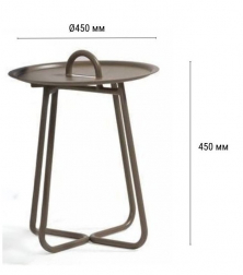 Столик кофейный металлический-thumbs-Фото3