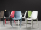Комплект пластиковых стульев Scab Design Ginevra Set 6 стеклопластик лен Фото 4