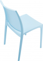 Стул пластиковый Siesta Contract Maya пластик светло-голубой Фото 7