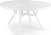 Стол металлический обеденный BraFab Sottenville алюминий белый Фото 1
