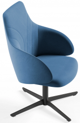 Кресло вращающееся с обивкой-thumbs-Фото1