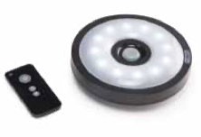 Зонт садовый с подсветкой Grattoni Trieste Light алюминий, олефин антрацит, бежевый Фото 7