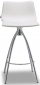 Стул полубарный пластиковый с обивкой Scab Design Daylight Pop сталь, искусственная кожа хром Фото 1