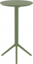 Стол пластиковый барный складной Sky Folding Bar Table 60
