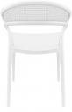 Кресло пластиковое Siesta Contract Sunset стеклопластик белый Фото 8