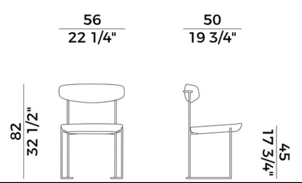 Стул с обивкой Keel Outdoor