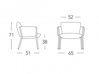 Кресло лаунж металлическое c подушками-thumbs-Фото3