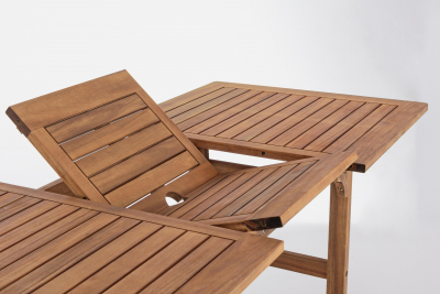 Стол обеденный раздвижной Garden Relax Noemi акация натуральный Фото 4