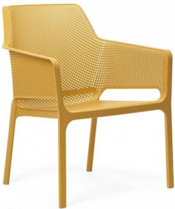 Комплект пластиковых кресел Nardi Net Relax Set 2 стеклопластик горчичный Фото 5