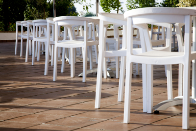Кресло пластиковое Resol Peach armchair стеклопластик белый Фото 5
